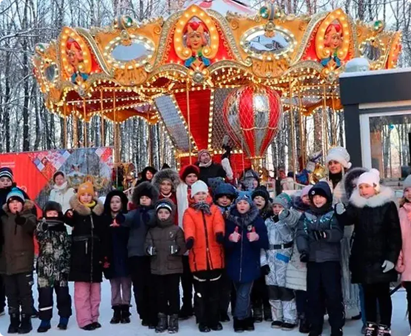 Торжественное открытие карусели “Сказка” г. Волоколамск